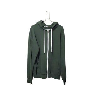OHOO & Company Green Men's Full Zip Hoodie XL